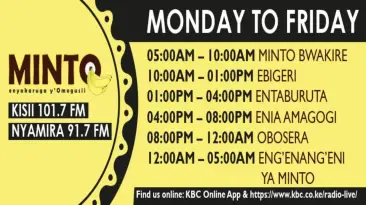 KBC Minto FM 101.7 FM Nairobi