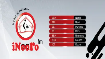Inooro FM 88.9 FM Nairobi